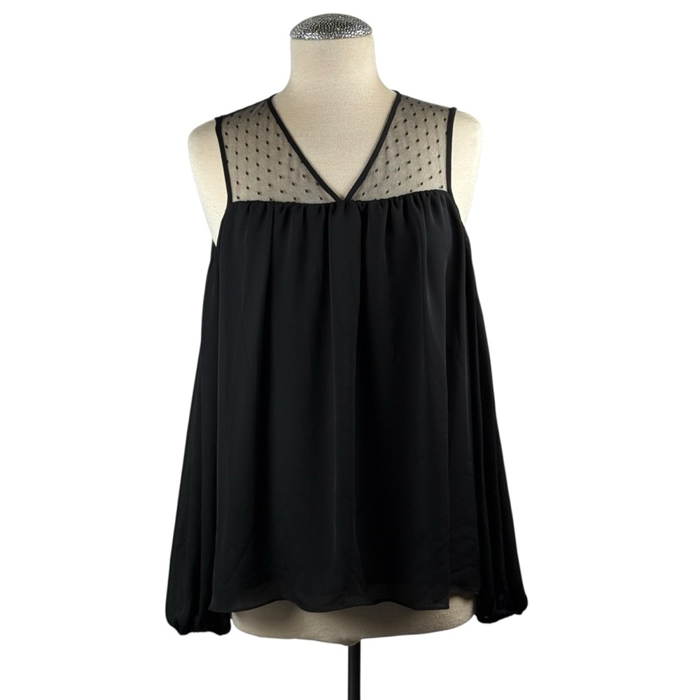 Parker Black‎ Sleeveless Boxy Blouse with Relaxed Fit